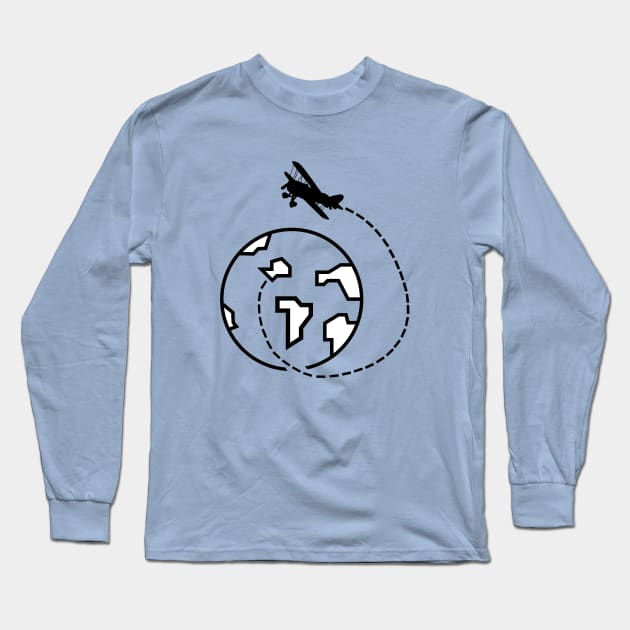 Around the World Long Sleeve T-Shirt by DarkoRikalo86